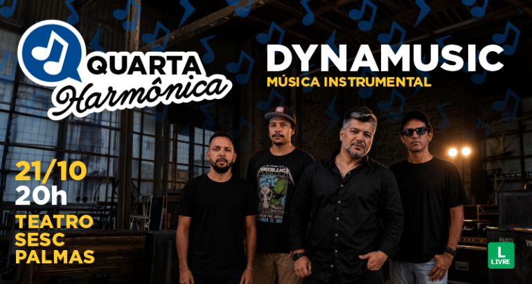 Sesc Tocantins promove noite musical com show da Banda DYNAMUSIC em Palmas sesc-tocantins-promove-noite-musical-com-show-da-banda-dynamusic-em-palmas